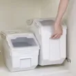 Akpa Nnukwu Nchekwa Nri na Mkpuchi Flip Airtight - 10kg, 15kg, 25kg - 2