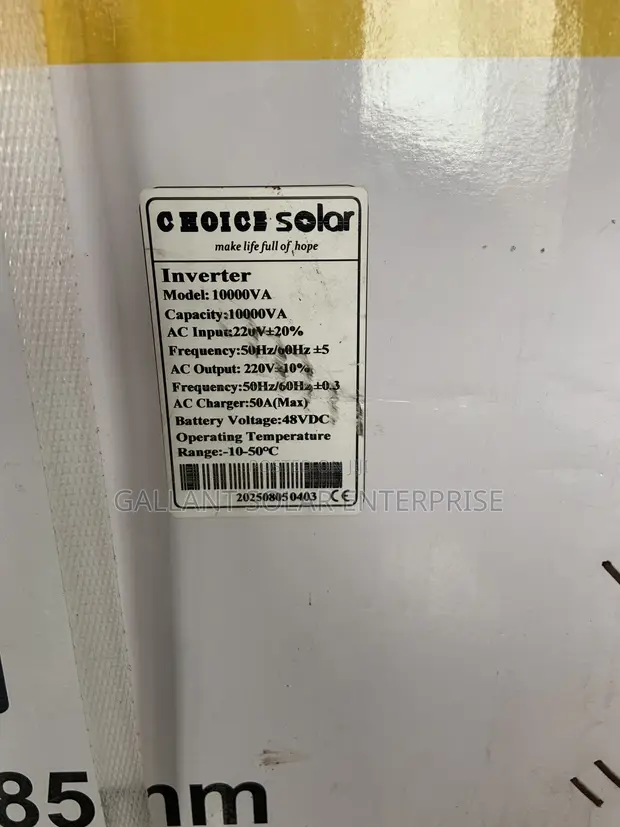 Choice 10kva 48v Solar Inverter - 1