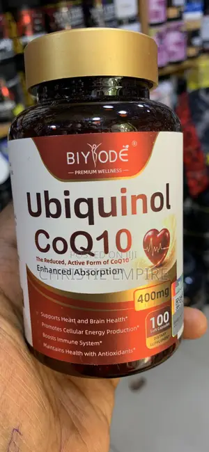 BIYODE Ubiquinol CoQ10 400mg - 100 Soft Capsules