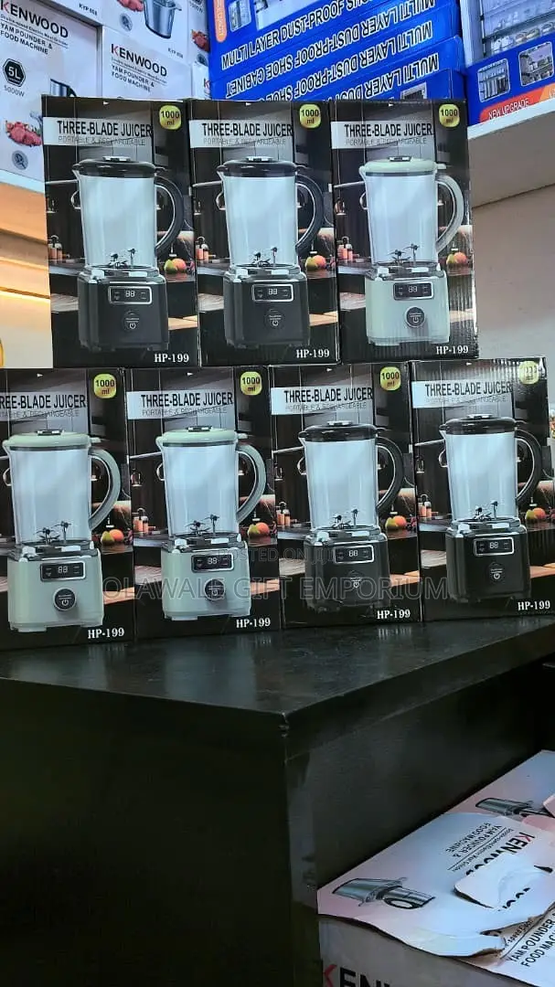 3-Blade Rechargeable Juicer Blender - 1