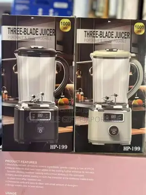 3-Blade Rechargeable Juicer Blender