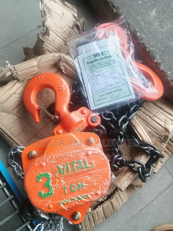 Vital 3 Ton Chain Block, 8 Meters - 1