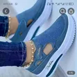 Ladies' Blue Platform Sneakers - Size 42 - 1