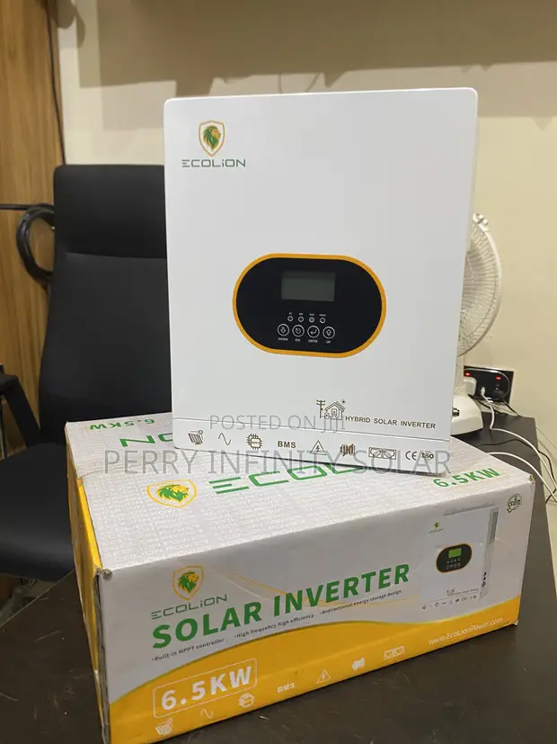 EcoLion 6.5kW Hybrid Solar Inverter - 48V - 1