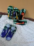 Fancy Cloth Slippers - Women's Multicolor - 3
