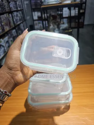 Kayan Ajiye Abinci na Gilashi masu Rufe Sosai (Set na 3 ko 4)