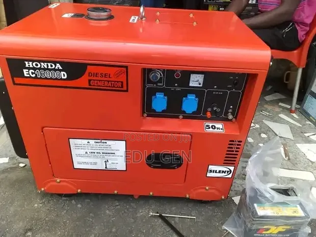 Original Honda EC16000D 10KVA Soundproof Diesel Generator - 1