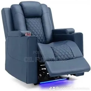 Luxury Home Theater Recliner Chair with LED Lighting