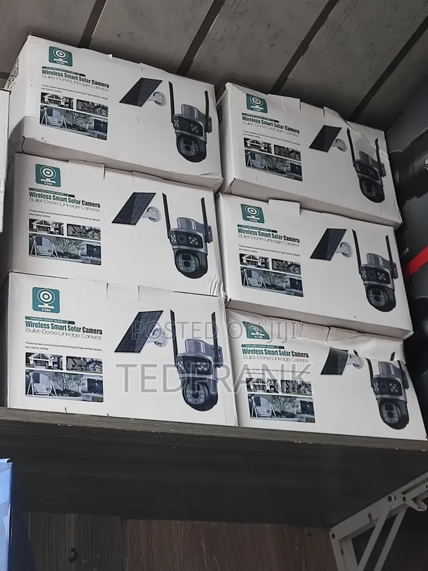 V380 Wireless Smart Solar Camera (Lenses Biyu) - 1