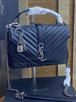 YSL Luxury Leather Midi Handbag