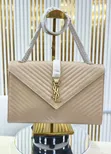 YSL Luxury Leather Midi Handbag - 3