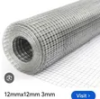 Galvanized Welded Mesh - 1/2 Inch, 4ft x 20m - 2