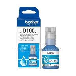 Brother BTD100C Cyan Ink Bottle