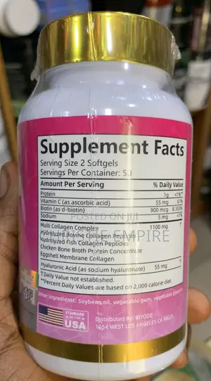 BIYODE Multi Collagen Peptides Complex - 100 Softgels