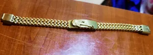 Men's Gold Guitar Hand Bracelet - Stainless Steel Double Franco Chain