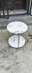 Sabon Side Table Mai Kafar Karfe - 2