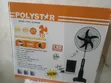 18 Inch Polystar Rechargeable Solar Fan - 4