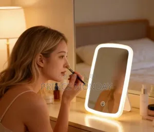 LED Smart Touch Makeup Mirror - 3 Light Modes