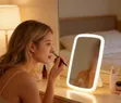 LED Smart Touch Makeup Mirror - 3 Light Modes - 1