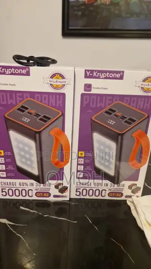 Y-Kryptone 50,000mAh Power Bank with 66W Fast Charging