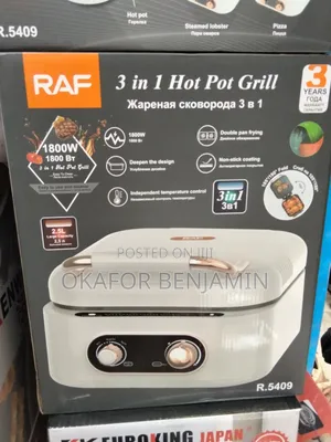 Brand New RAF 3-in-1 Hot Pot Grill