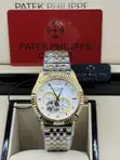 Patek Philippe-Style Automatic Skeleton Watch - 1