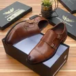 Men's Cantore Castellani Brown Monk Strap Shoes | Formal Smart Casual - 1