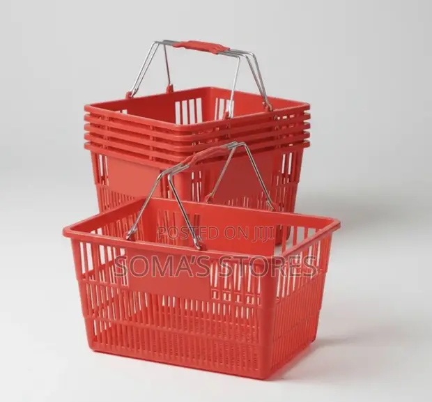 28cm Quality Shopping Basket with Metal Handles - 1