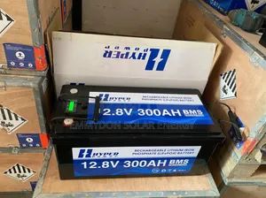 Hyper Power 3.8kWh Lithium Battery 300Ah 12V