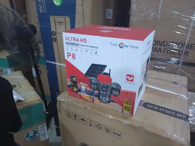 High Performance Triple Lens Solar CCTV Camera - 1