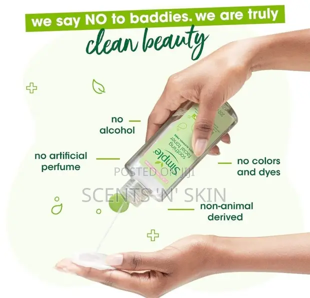 Simple Soothing Facial Toner - 200ml - 1