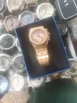 Luxury Rose Gold Automatic Chronograph Wristwatch - Royal Oak Style - 2