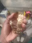 Luxury Rose Gold Automatic Chronograph Wristwatch - Royal Oak Style - 3