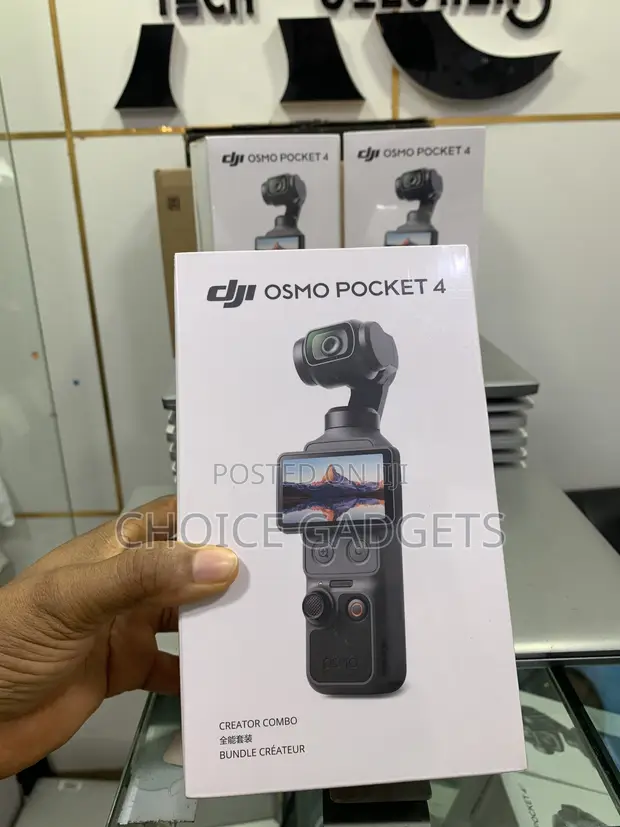 DJI Osmo Pocket 4 Creator Combo - Sabon Abu - 1