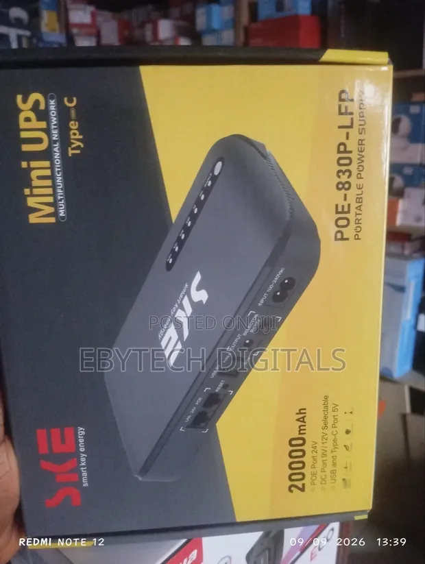 Ske Mini DC UPS Type-C 20000mAh POE - 1