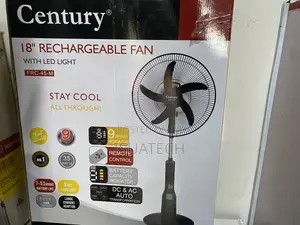 Century Fan Mai Sake Ɓatawa Da Hasken LED Da Remote