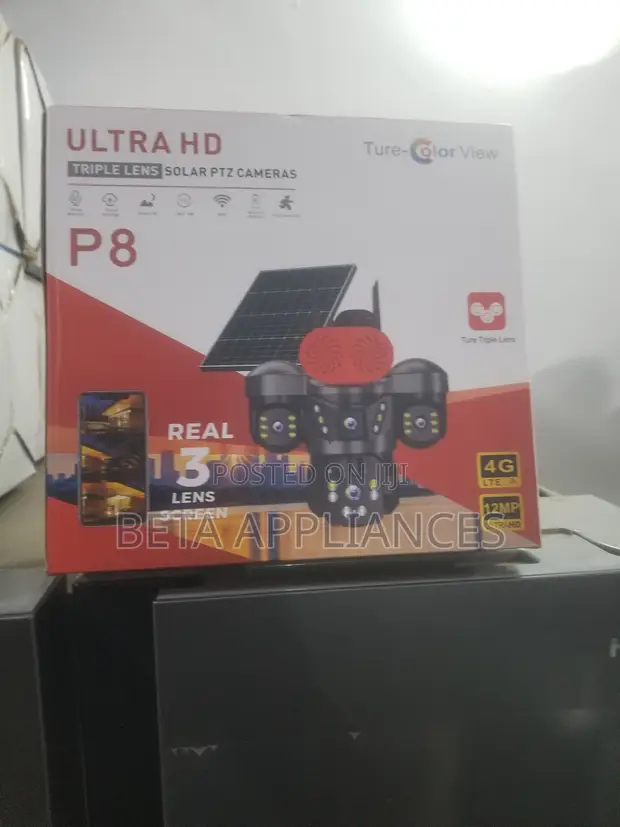 Ultra HD 360° Solar PTZ Surveillance Camera - 1