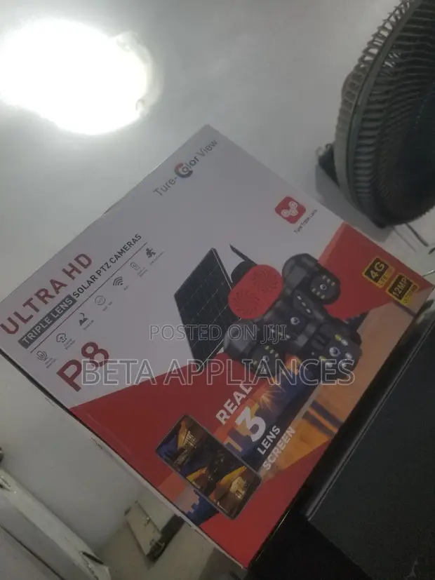 Smart Solar PTZ Camera with Triple Lens - 1