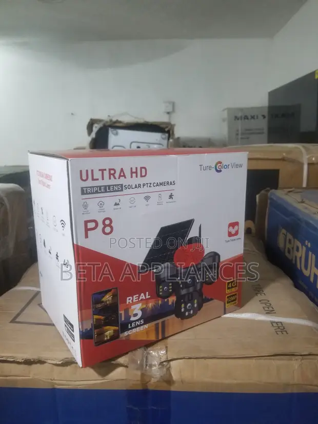 Ultra HD Solar Powered Triple-Camera PTZ System - 1