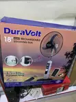 Duravolt 4-in-1 Rechargeable Standing Fan with Solar Panel - 2