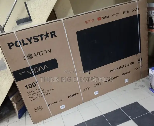 Polystar 100" UHD Smart QLED TV (PV-HK100FLQLED) - Marar Gani - 1