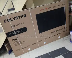 Polystar 100" UHD Smart QLED TV (PV-HK100FLQLED) - Marar Gani