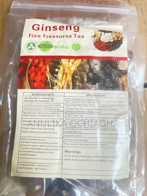 Health Plus Ginseng Five Treasures Tea