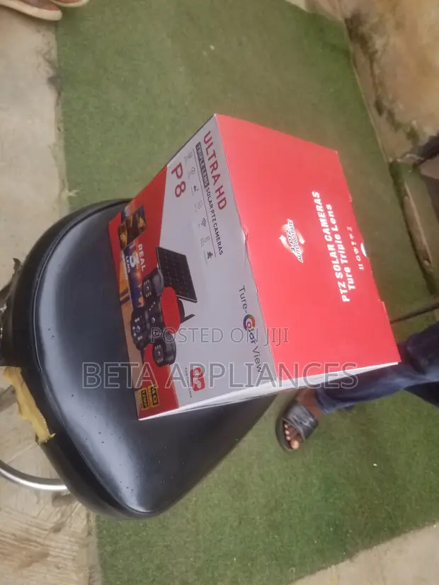 Solar Powered 360° PTZ Security Camera - 1