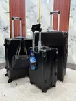 Fly Solid Aluminum Luggage with USB Port and Cup Holder - 1