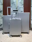 Fly Solid Aluminum Luggage with USB Port and Cup Holder - 2