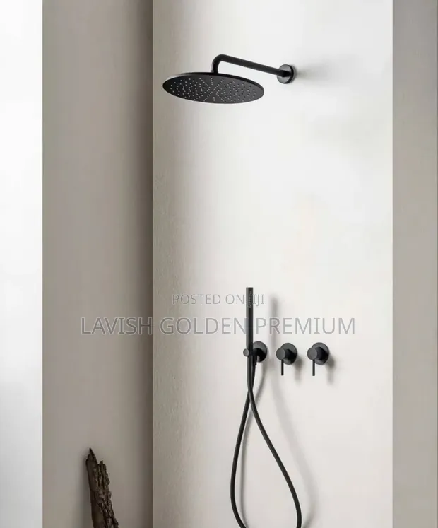Ideal Black Conduit Shower Set - 1