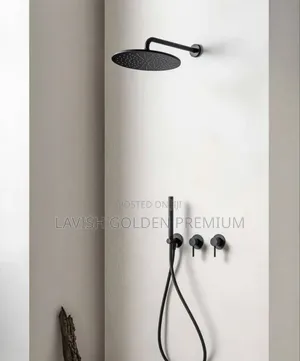 Ideal Black Conduit Shower Set