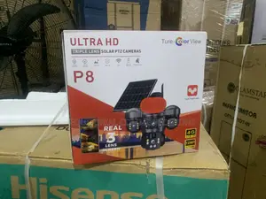 Ultra Clear Triple-Lens Solar PTZ Camera