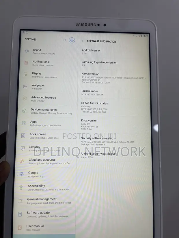 Samsung Galaxy Tab A 8.0 (2018) 16GB White - 1
